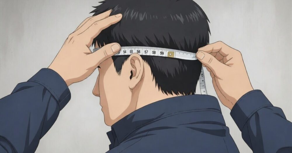 頭の周囲測定_イメージ